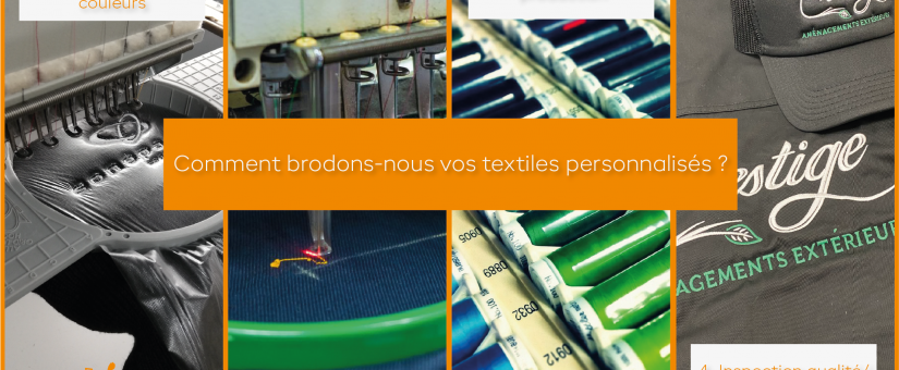 Comment brodons-nous vos textiles personnalisés ?