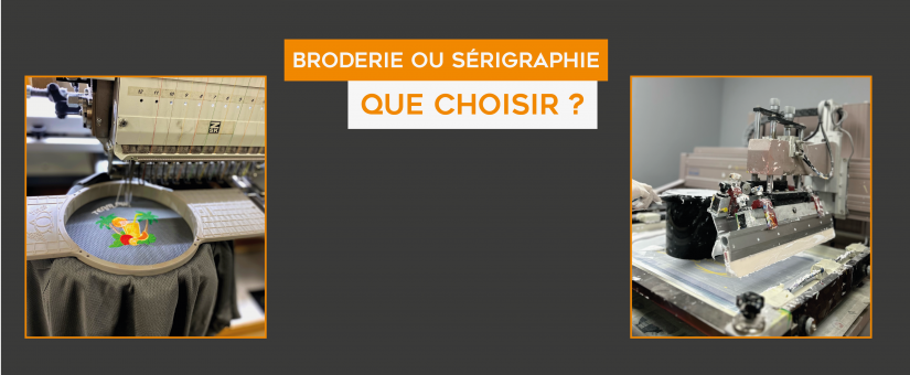 Broderie ou sérigraphie, quelle technique choisir ?