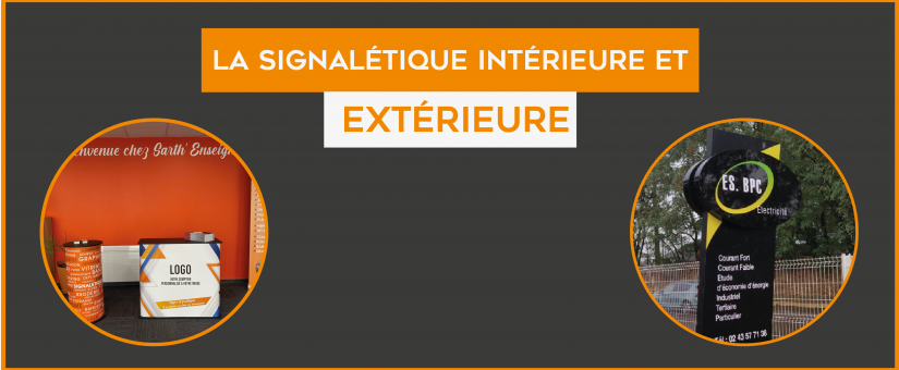 La signalétique intérieure/extérieure